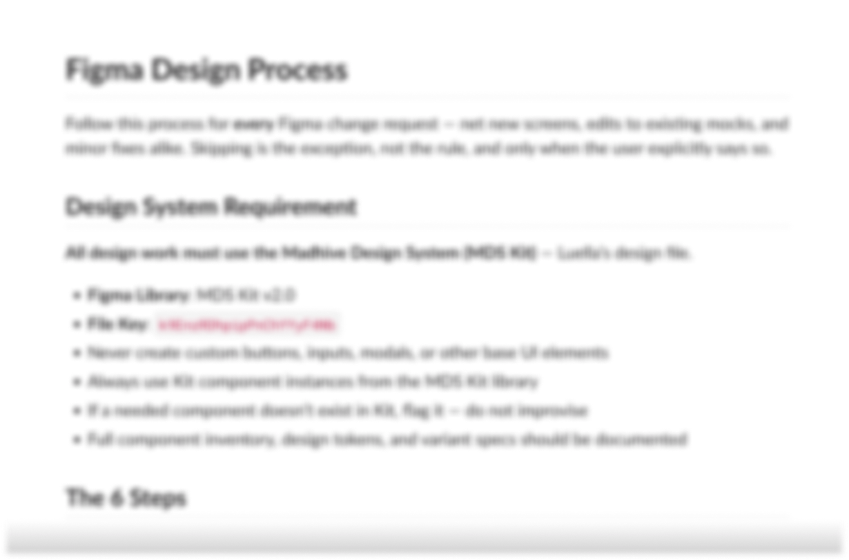 Claude skill for the product org: design-system rules every generated prototype follows