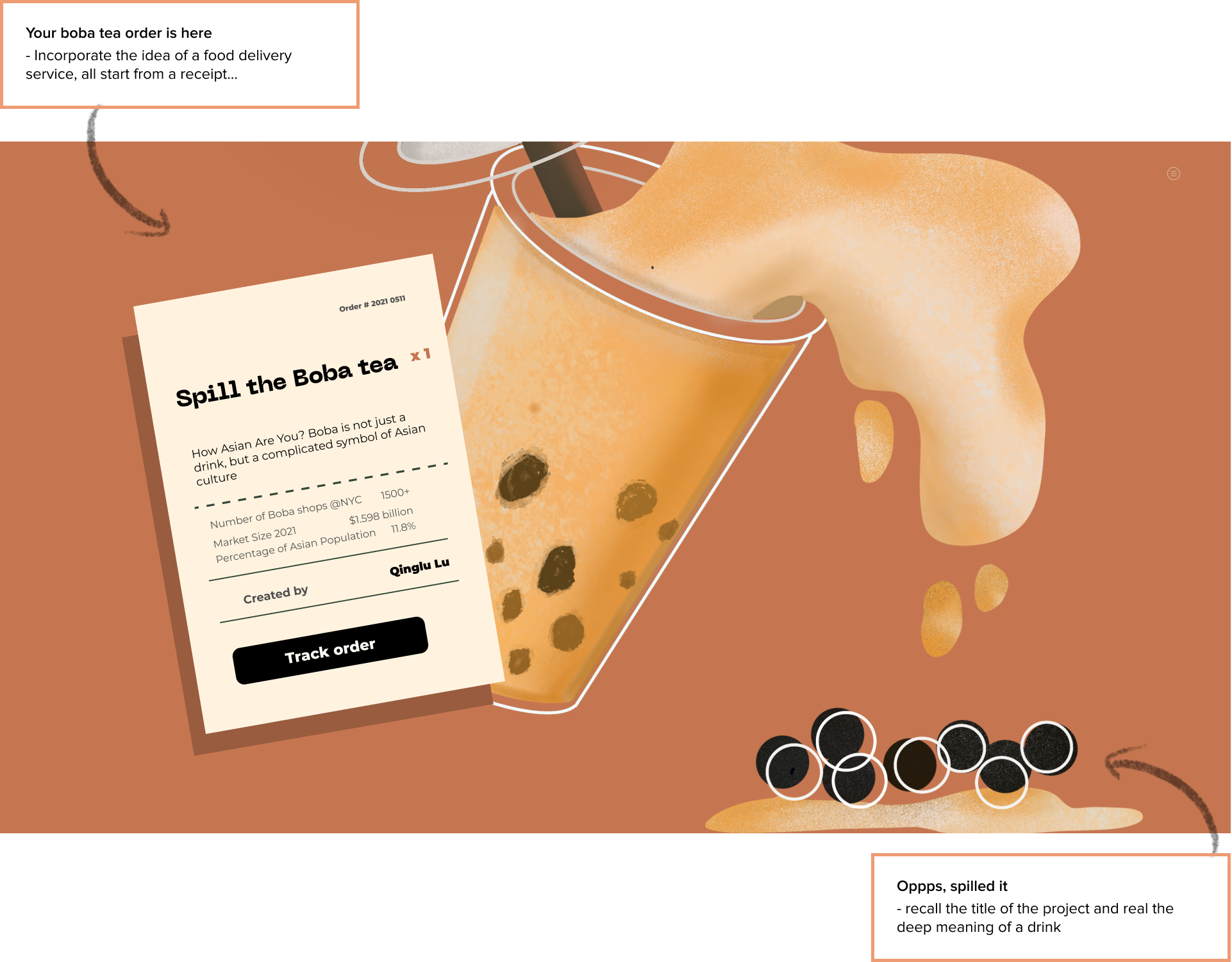 Boba tea — landing